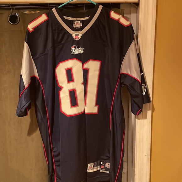 RAND University!! RANDY MOSS NEP jersey reebok onfield jersey name &number sewn - Picture 2 of 5
